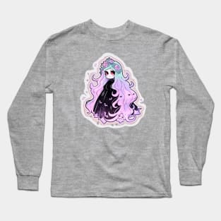 Ghotic Ghost Girl Long Sleeve T-Shirt